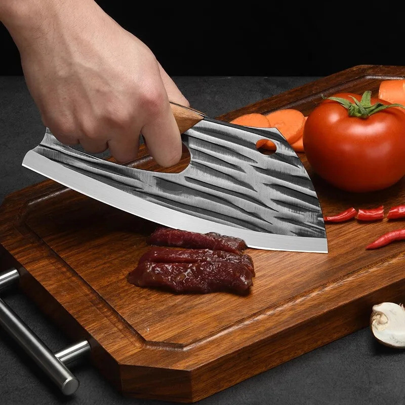New Sharp Stainless Steel Full Blade Multi-functional Chef Kitchen Knife