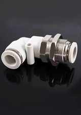 Bulkhead Push Fit Swivel Elbows 90o Pneumatics Full Range