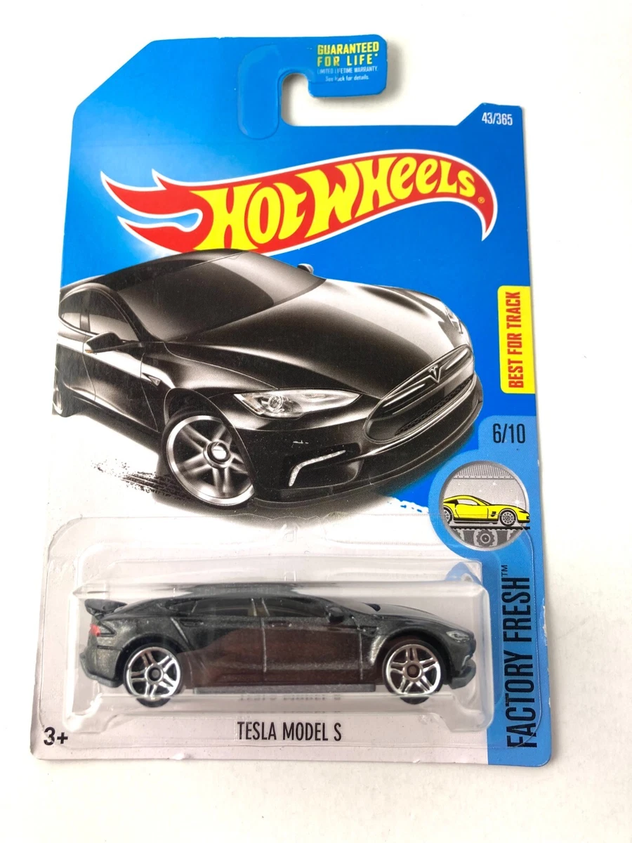HOT WHEELS Tesla Model S black Factory Fresh 43 365 6 10 eBay