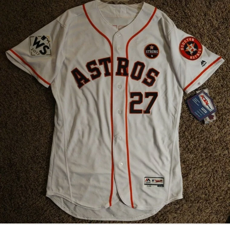 Authentic Majestic 56 3XL, HOUSTON ASTROS JOSE ALTUVE WHITE FLEX BASE Jersey