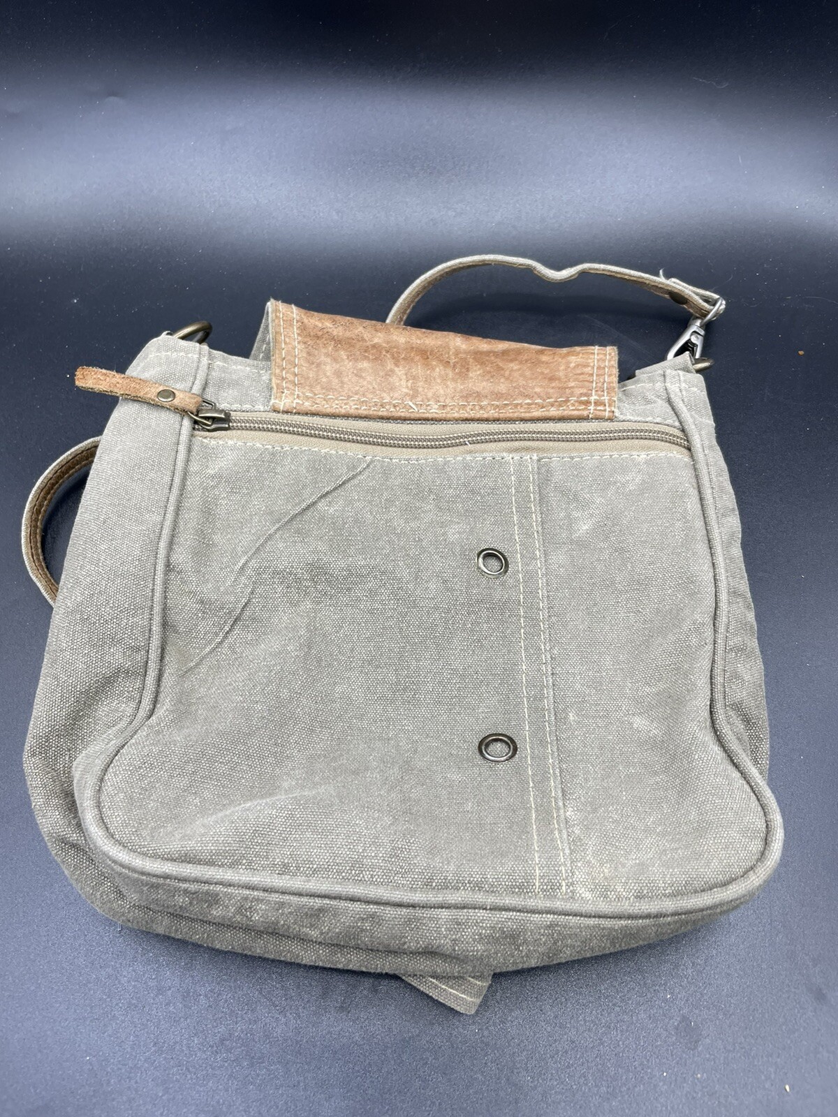 Myra Bag Crossbody Bag Bicycle Graphic Repurposed Can… Gem