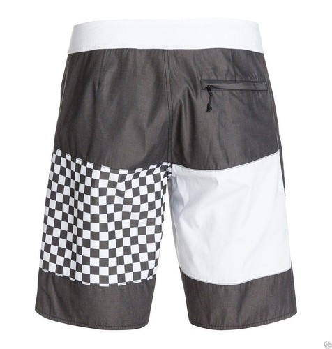 DC Men's Route 82 Boardshort Swimwear Surf Beach Black White Size 33 38 New - Picture 4 of 6
