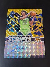 2020-21 Panini Mosaic Scripts Jarrett Culver Gold Auto - Autograph