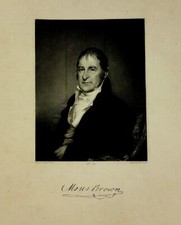 1888 Engraving MOSES BROWN Essex County Beverly Ma. Genealogy History