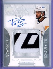 2020-21 Exquisite Pierre-Olivier Joseph EC-PJ Rookie Patch Auto 24/73 Penguins