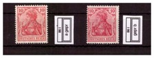 H27892 Deutsches Reich Mi. Nr. 86 Ia + Ib  Postfrisch  gepr&uuml;ft