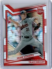2022 Elite Extra Edition Red Prime Numbers Trace Bright 5/99 (B24) Orioles
