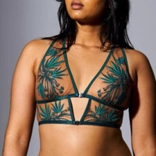 NWT Thistle and Spire Womens SZ Medium Brooklyn Haze Bralette Retails 64