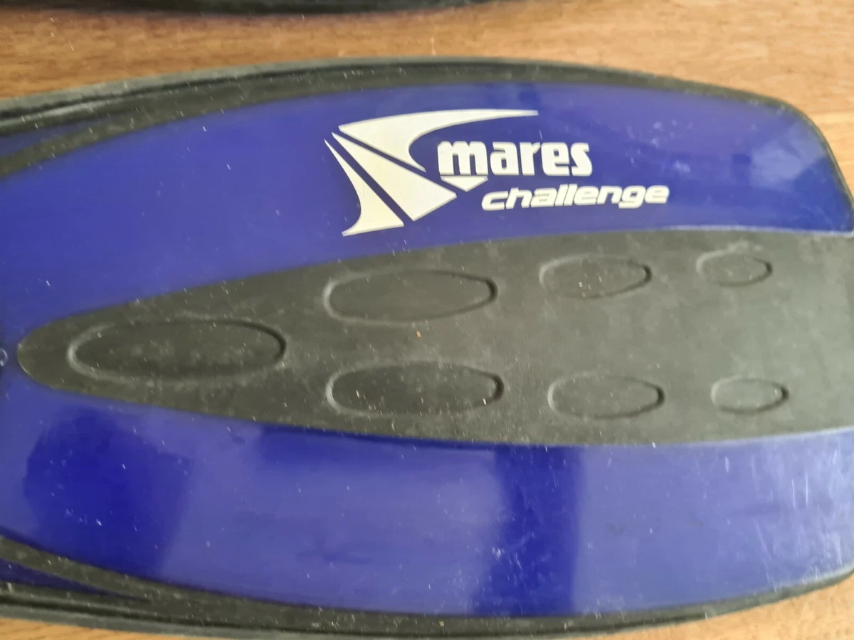MARES Challenge Schwimmflossen Flossen blau schwarz Gr. 38 39 Flippers Swimfins