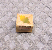 Fall Leaf Autumn Rubber Stamp Scrapbook Crafts