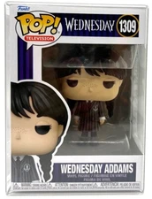 Funko Pop! The Addams Family Wednesday Addams #1309 Common POP with Protector
