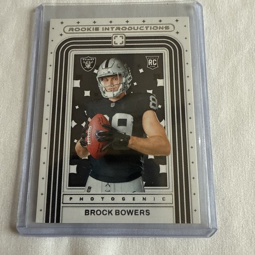 2024 Panini Photogenic Football Rookie Introductions Brock Bowers Rookie Card - Picture 2 of 10