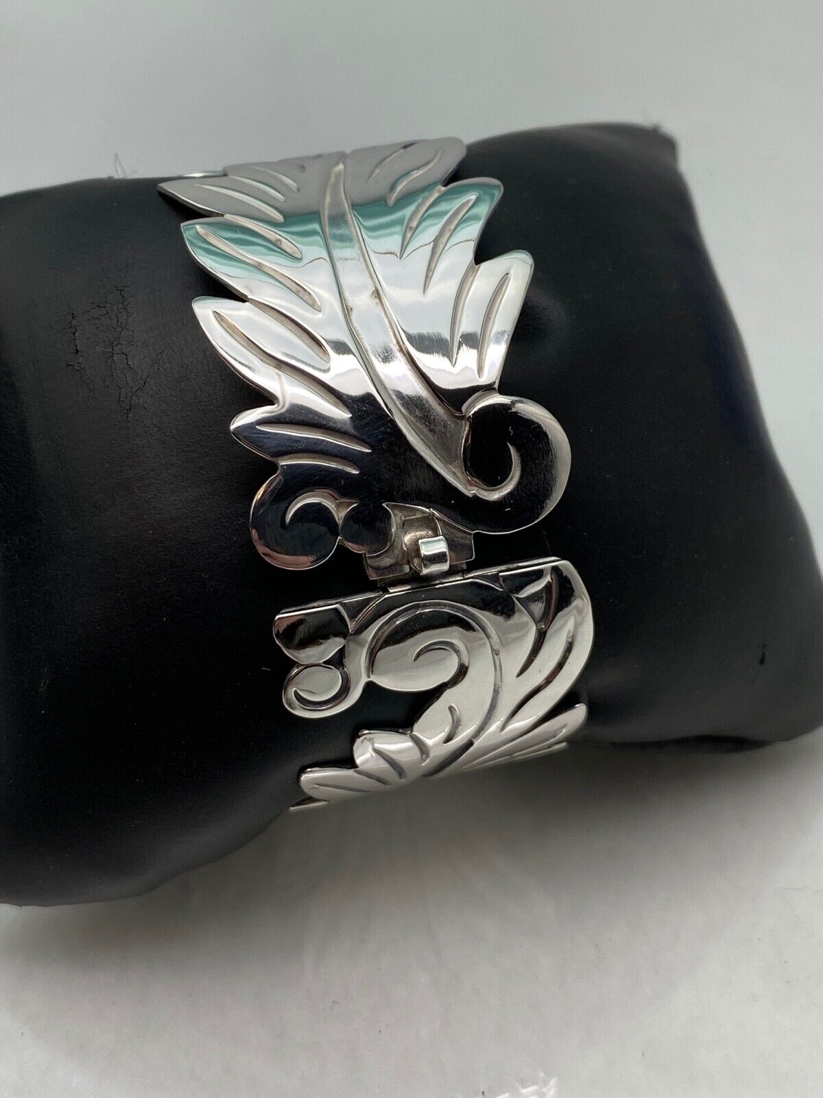Vintage Mexican Sterling Silver Bracelet Jewelry … - image 3