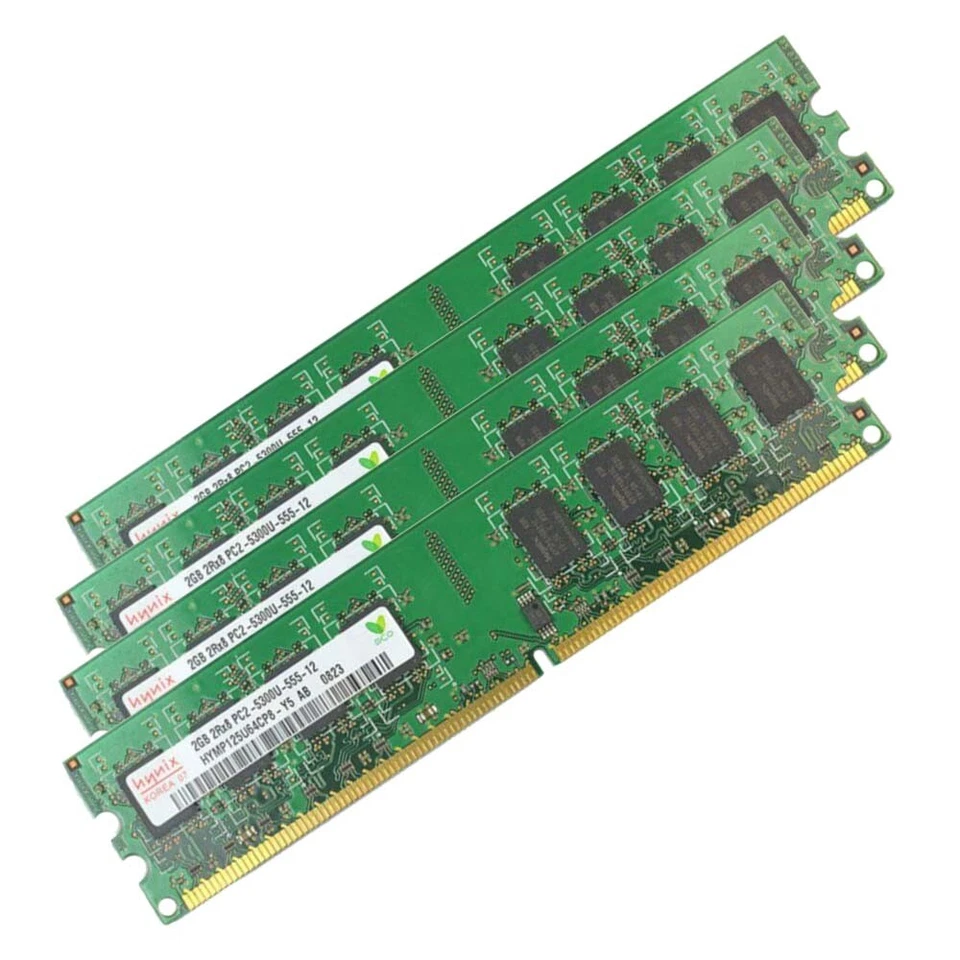 8GB 4x 2GB 1GB DDR2 667MHz PC2-5300U 240Pin DIMM Desktop Memory SDRAM Hynix BT - Image 2 of 4