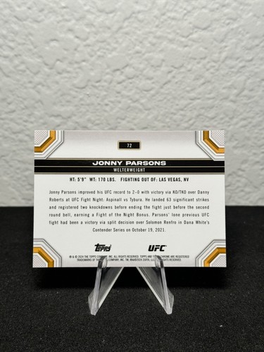 2024 Topps Chrome UFC Sepia Refractor - COMPLETE YOUR SET - Pick Your Cards - Picture 83 of 225