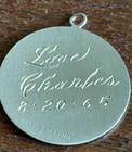 Vtg. In Remembrance Of 10 Wonderful Years  Of Married Happiness Sterling Charm — photo 9