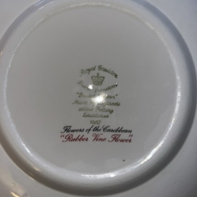 4 Royal Cauldon Bristol Ironware Dinner Plates Flowers Of The 4 Royal Cauldon Bristol Ironware Dinner Plates Flowers Of The