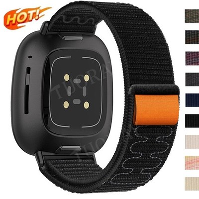 Sports Nylon Armband Ersatz Für Fitbit Versa 4 3 Fitbit Sense 2 1 Uhrenarmband