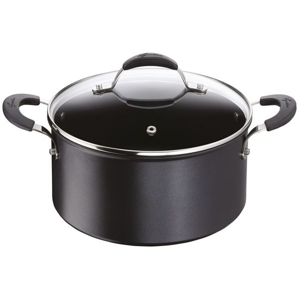 Faitout Lagostina aluminium 20cm pour éviter que les aliments brûlent au fond