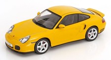Kk Scale Models Porsche 911 996 Turbo 2000 Yellow 118 Scale New