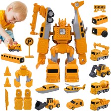 Kinderfreundliches Konstruktionsspielzeug - Magnetische Fahrzeuge zum Verwandeln