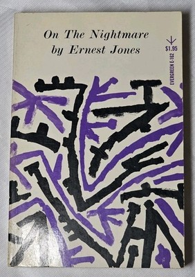 On the Nightmare by Ernest Jones (1959) 1st Evergreen Edition Vintage Hardcover