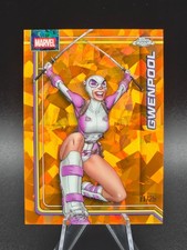 2026 Topps Chrome Marvel Sapphire GWENPOOL Orange Refractor /25 #121