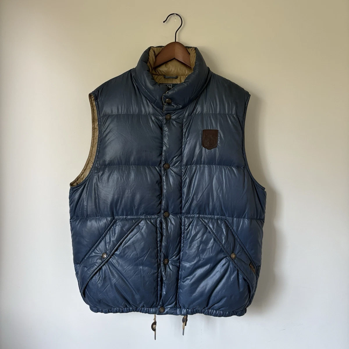 Polo Ralph Lauren Leather Outer Shell Vests for Men for Sale