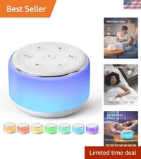 White Noise Sound Machine Baby for Sleeping with Night Light   34 Soothing So...