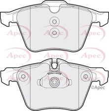 APEC Front Brake Pad Set for Jaguar S-Type Supercharged 4.2 Nov 2001 to Nov 2008
