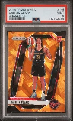 2024 Panini Prizm WNBA - Caitlin Clark #145 Orange Ice Prizm