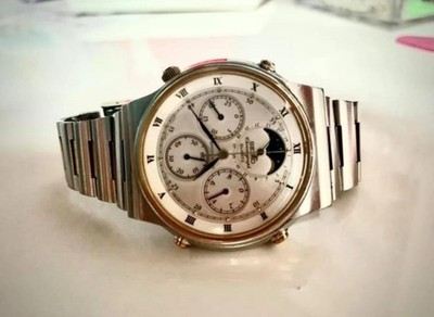 Seiko Sports 7A48-7000 Chronograph Moonpahse QUARTZ 1983' JAPAN VINTAGE