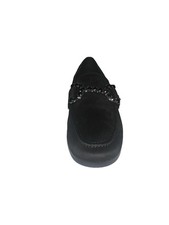 Nine West-Almond Women’s Toe Slip-On Dress Loafers Black 8.5M