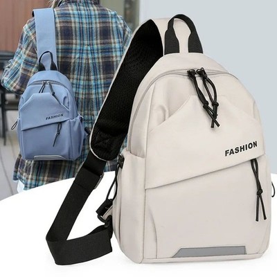 Kleine trendige Sling Bag Schulterrucksäcke Sporttaschen Brustrucksack Crossbody