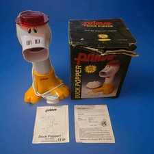 Vintage Hot Air Popcorn Maker Poper Prima Duck Boxed with Manual Model PDP100 GC