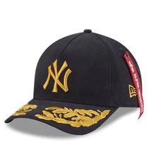 Men's New Era x Alpha Industries  Black New York Yankees A-Frame 9FORTY