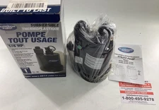 Superior Pump 1/4 HP Submersible Thermoplastic Utility Pump Model 91250    Z1C