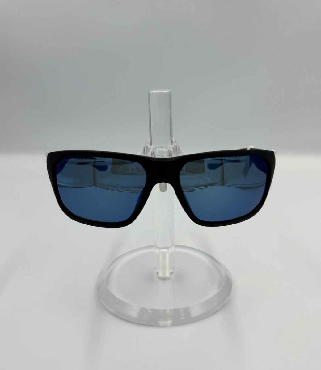 SMITH Black Frame Sunglasses with Blue Mirrored Lenses Smith Optics Venture Sunglasses ChromaPop Glacier  main image 3