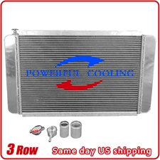 28"x16" Overall Customizable Aluminum Cooling Radiator Kit Crossflow or Downflow