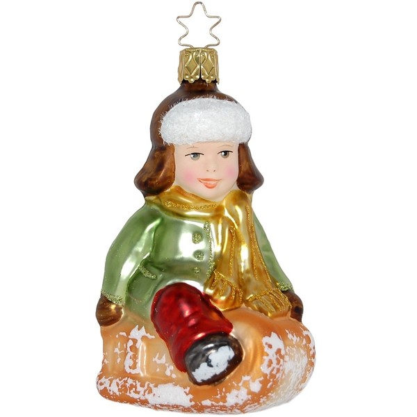 Schlittenfahrt 11,5Cm Inge-Glas® Schmuck Christbaumschmuck-image