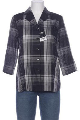 Peter Hahn Bluse Damen Oberteil Hemd Hemdbluse Gr. M Baumwolle Schwarz #f1g5dm7