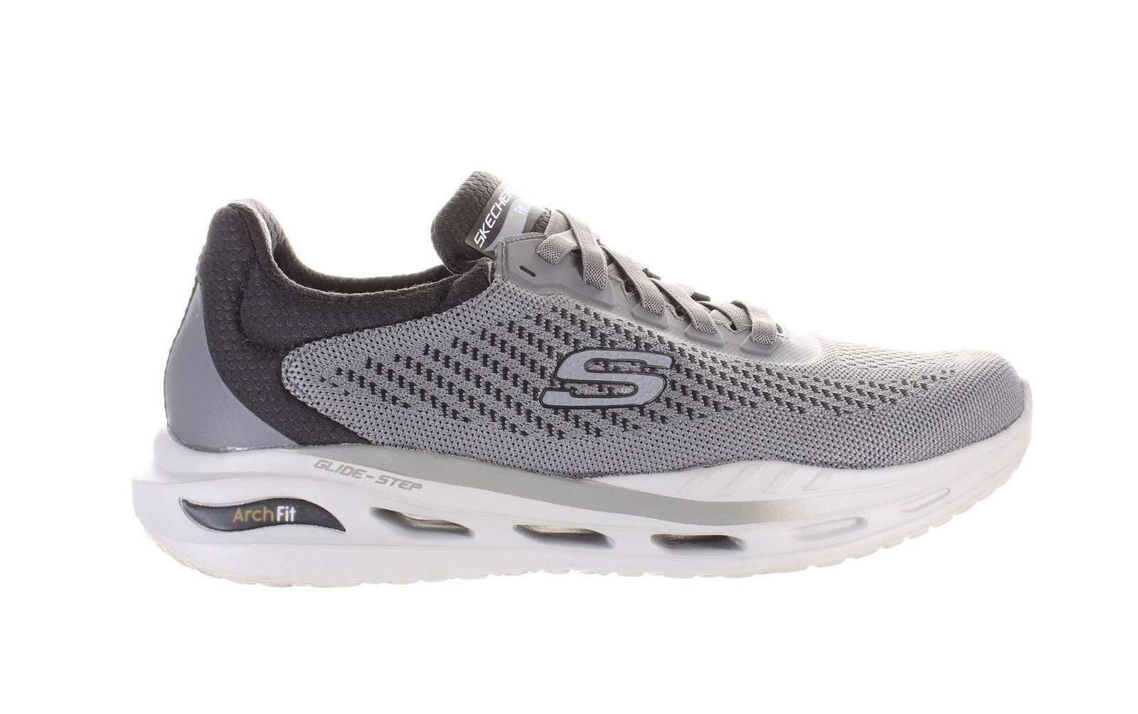 Skechers Mens Trayver Gray Walking Shoes Size 11 (7784328)-image