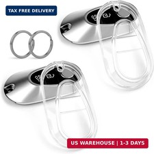 Clear TPU Key Fob Cover, Compatible with Mercedes-Benz C E S CLE GLC EQS EQE Cla