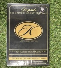 2024 Keepsake Multi Sport Edition Gold Return Engine Card 1 Relic Auto Hobby Box