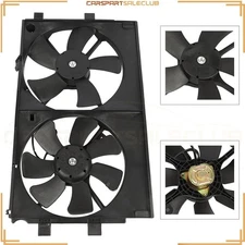Engine Radiator Condenser Dual Cooling Fan Assembly For 08-17 Mitsubishi Lancer