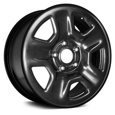 For Jeep Wrangler 18-19 5-spoke Black 17x7.5 Steel Factory Wheel Remanufactured