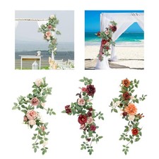 Artificial Flower Swag Wedding Arch Flower Floral Swag Backdrop Handmade