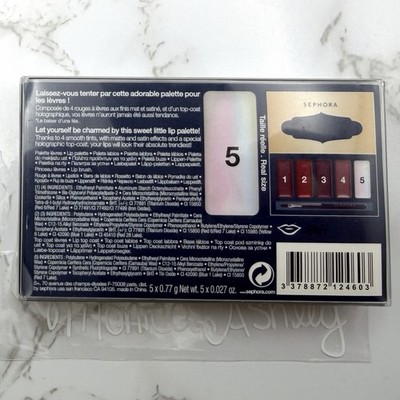 Sephora Steal A Kiss Lip Palette Matte & Satin Lip Tint Set, New