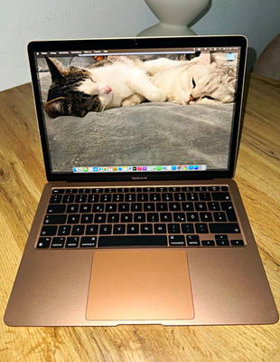 Apple MacBook Air 13 Zoll M1 256 GB SSD 2020 Gold USB-C Laptop