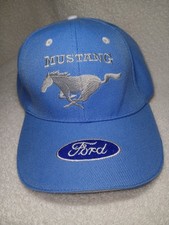 Ford Mustang Baseball Cap Feat The Iconic Running Pony Logo.